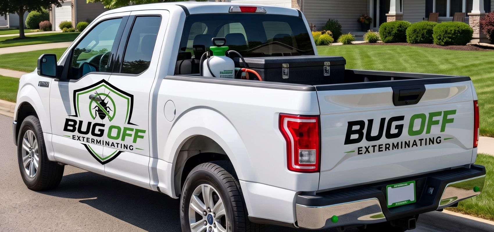 Bug Off Exterminating Services pest control truck